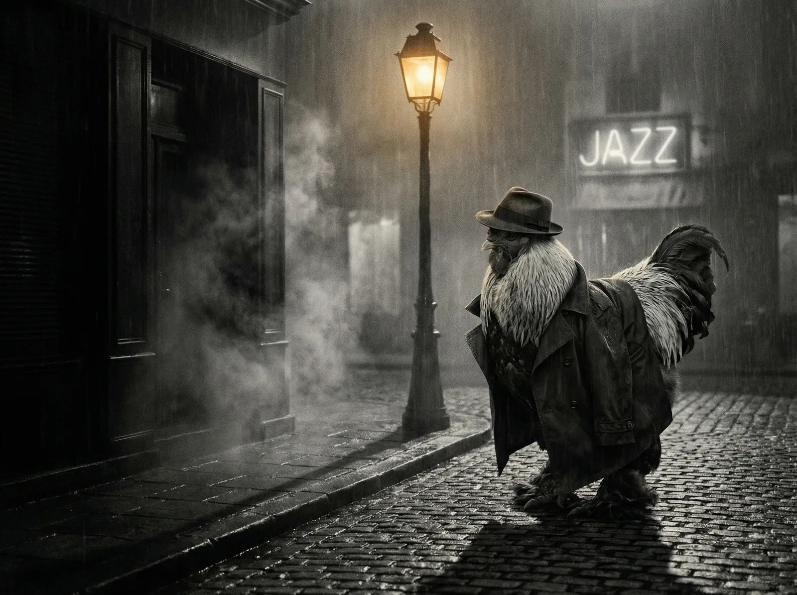 Rain on cobblestones has a way of making every walk home feel like the closing scene.