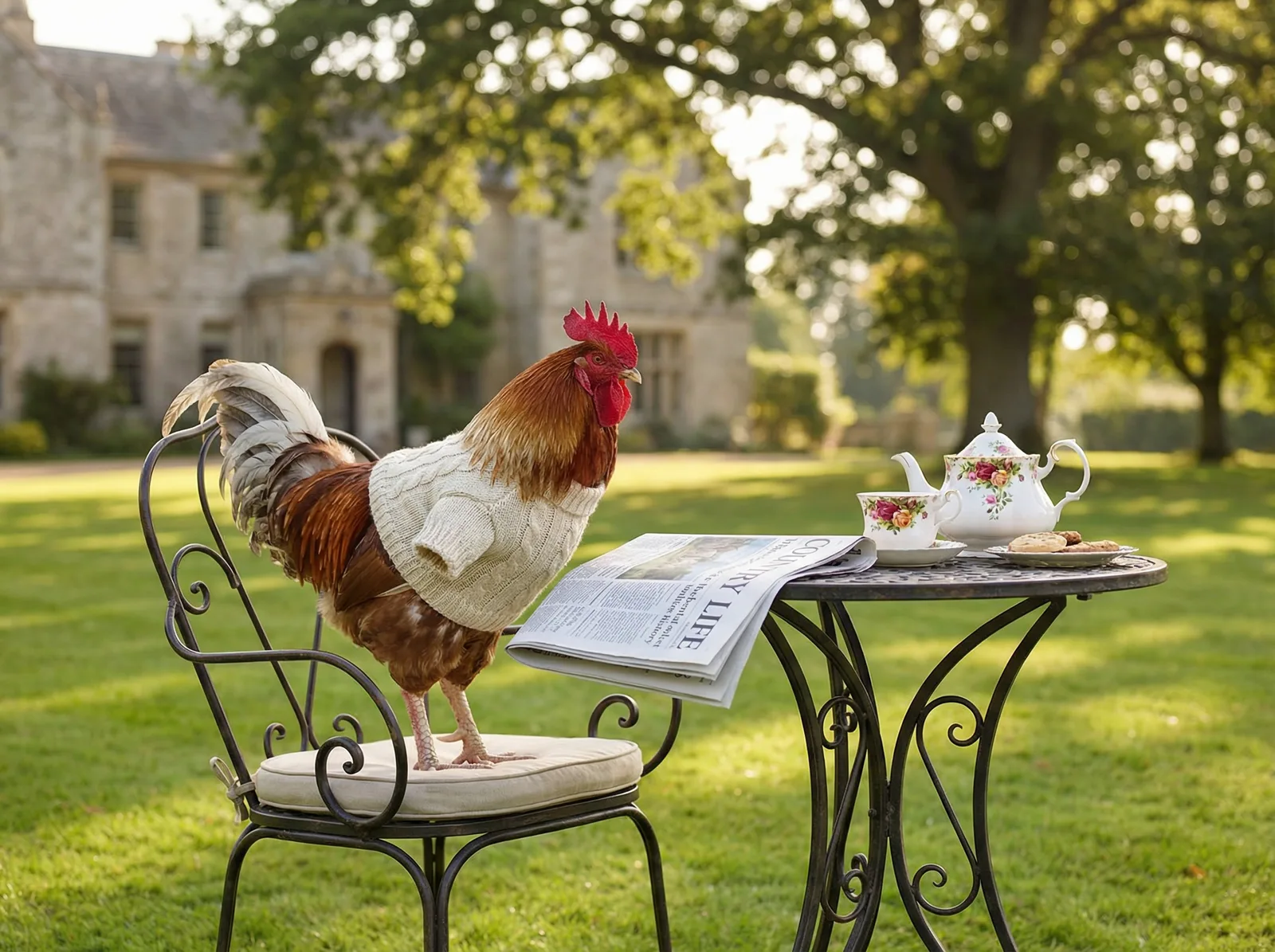 Saturday morning. The broadsheet. A pot of Darjeeling. Ambition, mercifully, elsewhere.