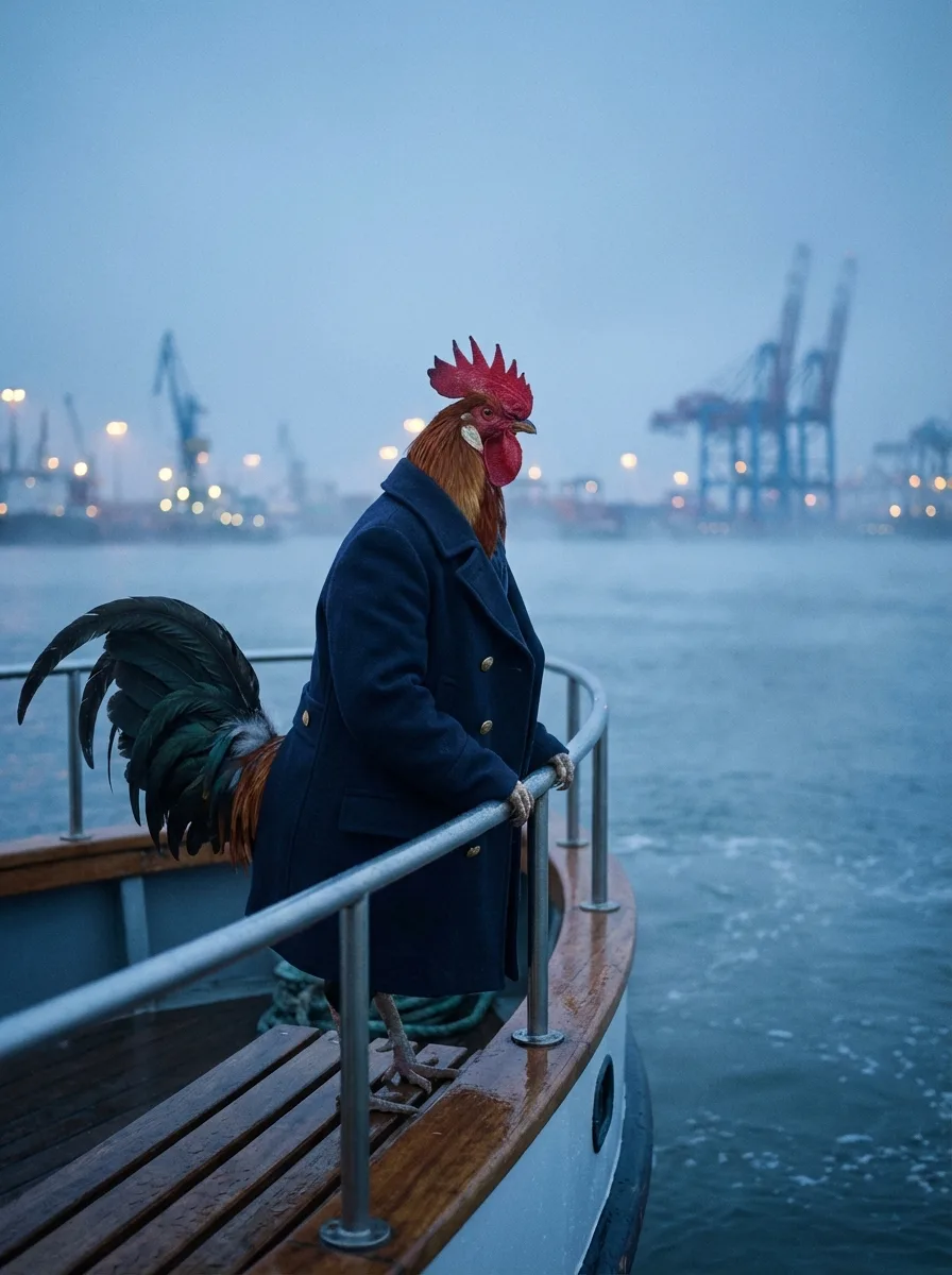 Harbour lights receding in the manner of things that were never his to keep