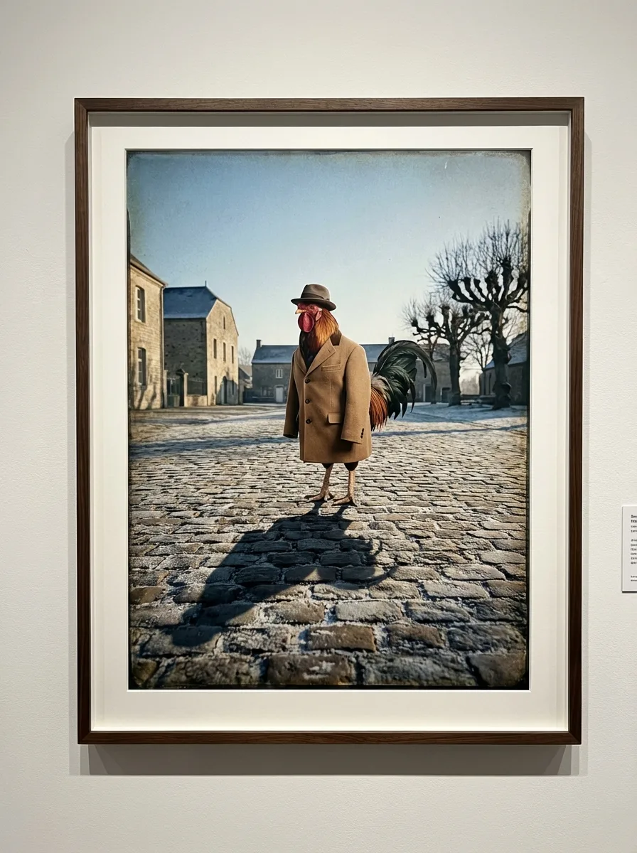 The forecast changed nothing. The coat did not.